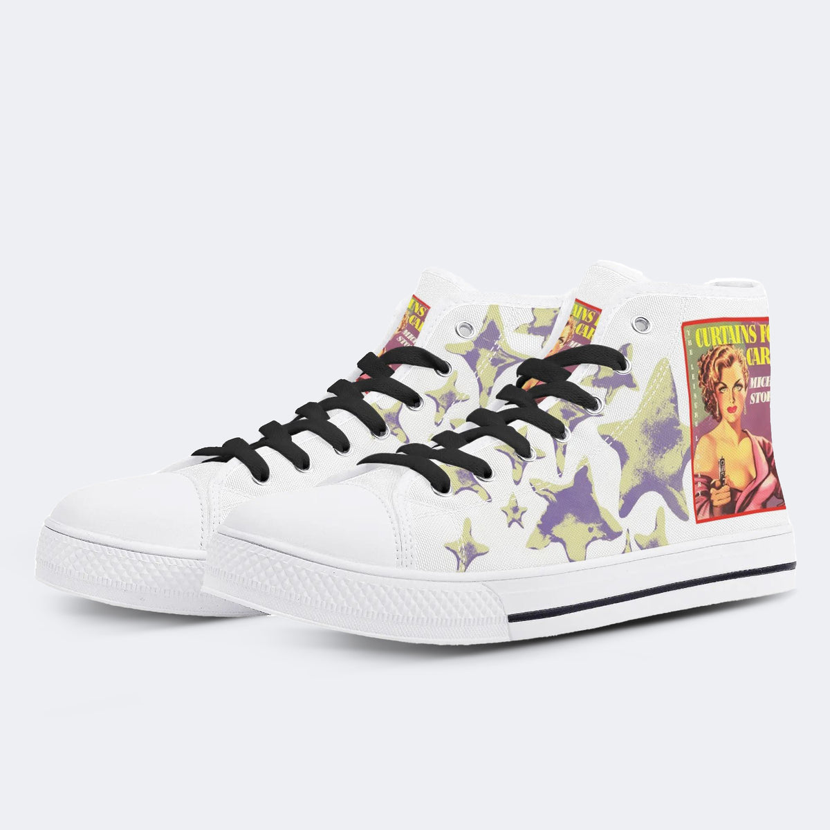 Unisex Mädchen Jagd Druck - High Top Canvas