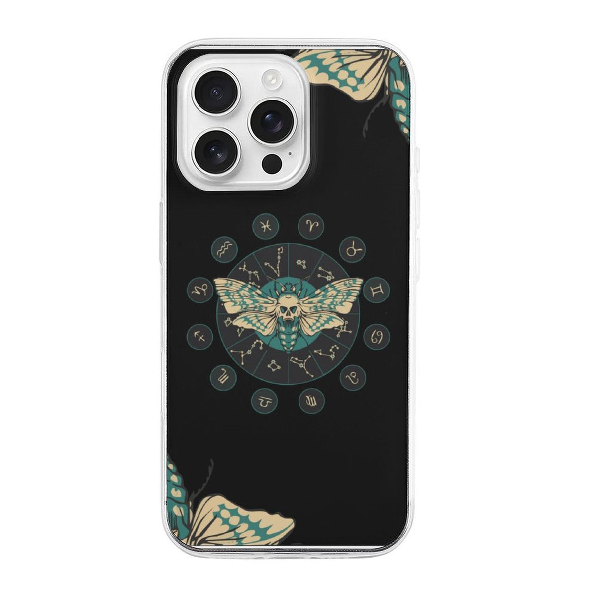Constellation Death Moth Print - Phone Case