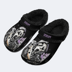 Personalized Horror Ghostface Name - Fur Lined Slippers