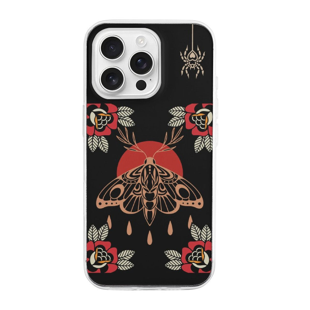 Vintage Death Moth Print - Phone Case