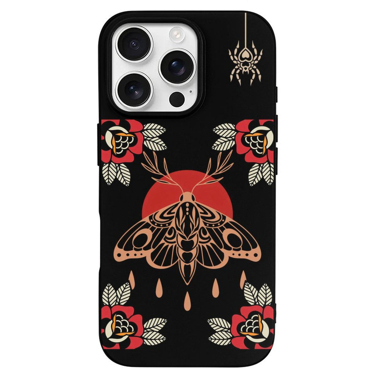 Vintage Death Moth Print - Phone Case
