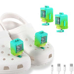 2Pcs Rechargeable LED Headlights for Slippers/Sandals