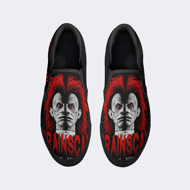 Unisex Horror Print - Slip On Shoes