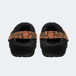Gothic Spooky Haunted House - Fur Lined Slippers/Sandals