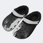 Greyscale Fluid - Fur Lined Slippers/Sandals