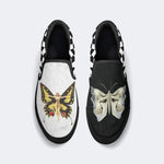 Unisex Butterfly&Moth Print - Slip On Shoes