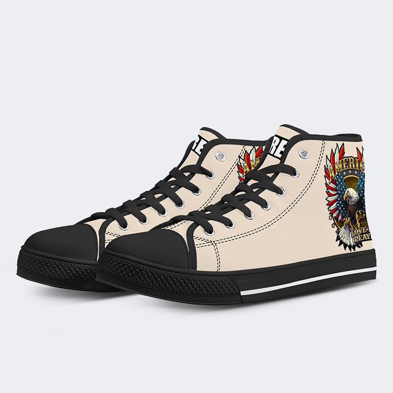 Flag Day High Top Canvas Shoes