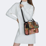 Roses of Heliogabal Print - Leather Satchel Bag