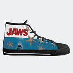 Quint's Shark Fishing Jaws Retro - High Top Canvas