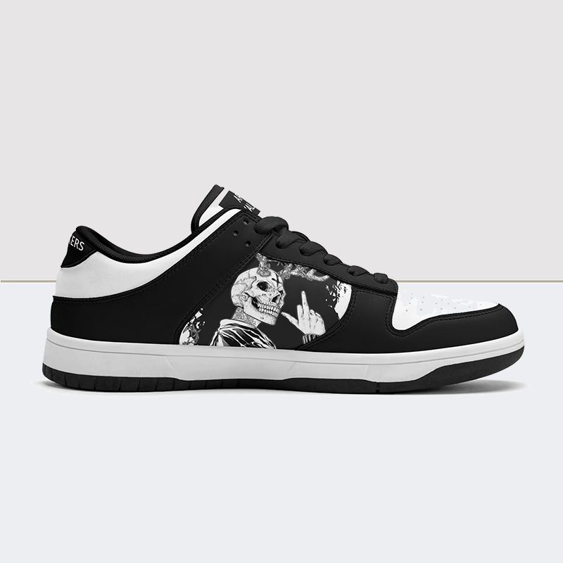 Skull Dunk Low Leather Sneakers