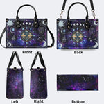 Pisces Starry Sky - Leather Handbag