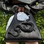 Punk Style 3D Dragon Shoulder Bag