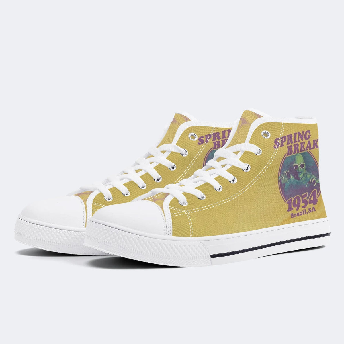 Spring Break 1954 Creature Unisex Klassisch - High Top Canvas