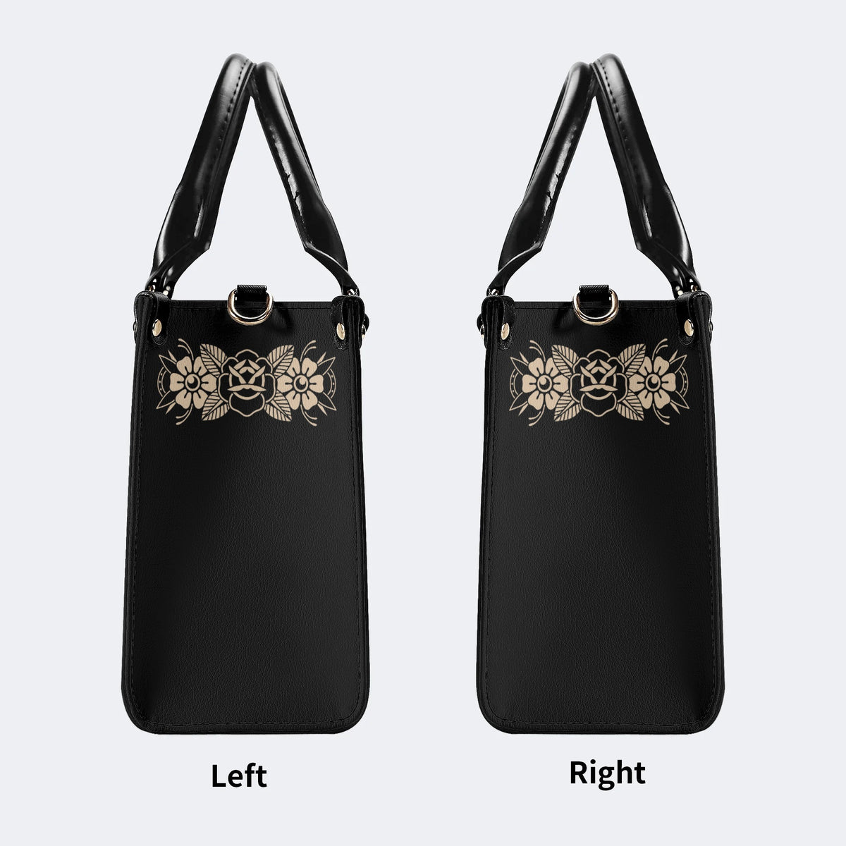 Golden Eagle Print - Leather Handbag