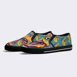 Unisex Dinosaur Print - Slip On Shoes