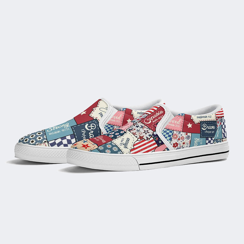 Unisex Art Print - Slip On Shoes