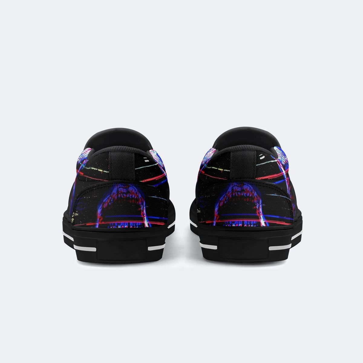 Distorted And Separated Skull - Slip On Shoes