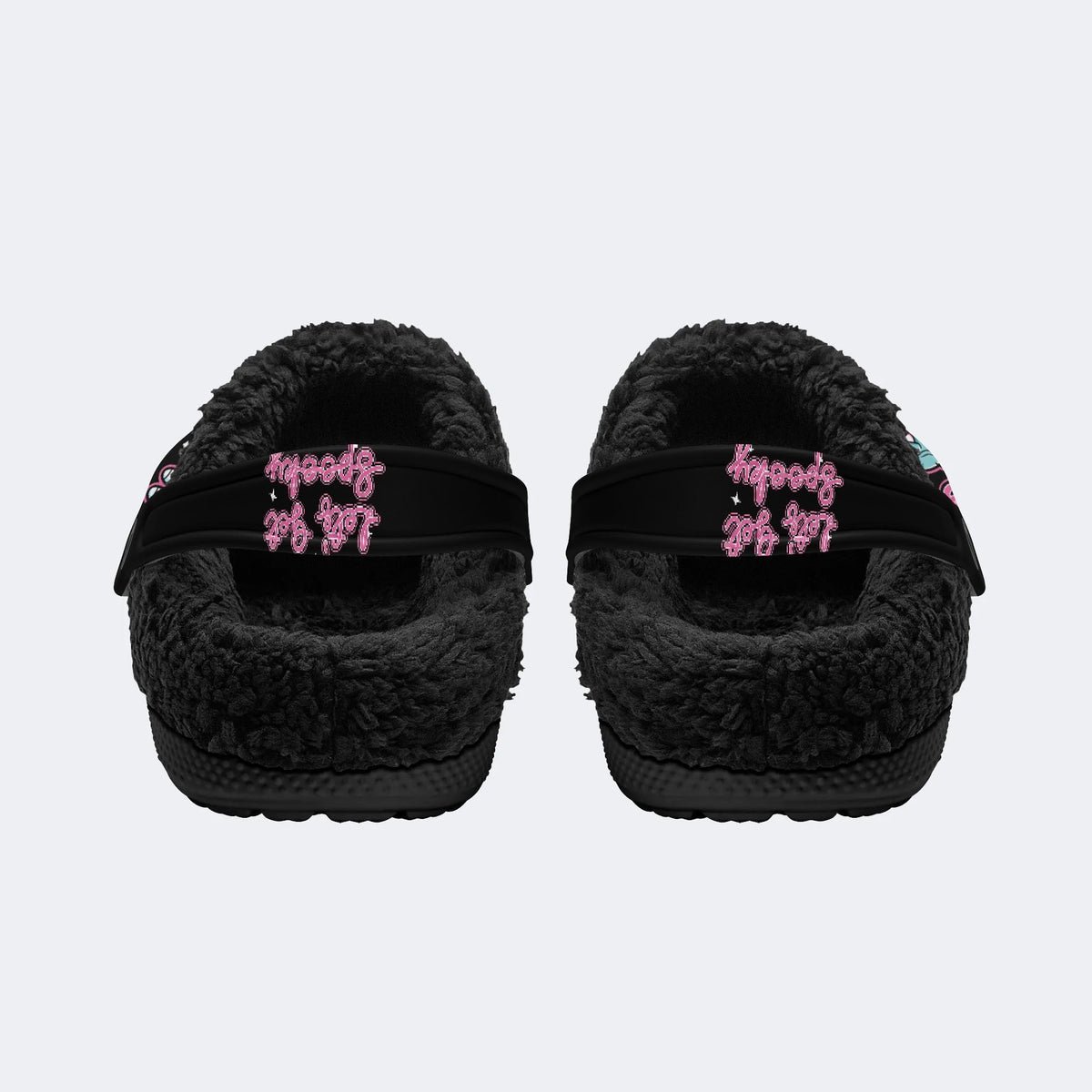 Gothic Broom Monsters - Fur Lined Slippers/Sandals