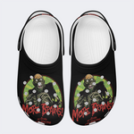 Unisex More Brains Print - Crocs