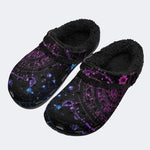 Zodiac Star Map - Fur Lined Slippers/Sandals
