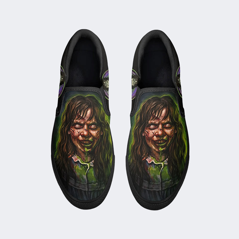 An Excellent Day For An Exorcism Print - Slip On Shoes