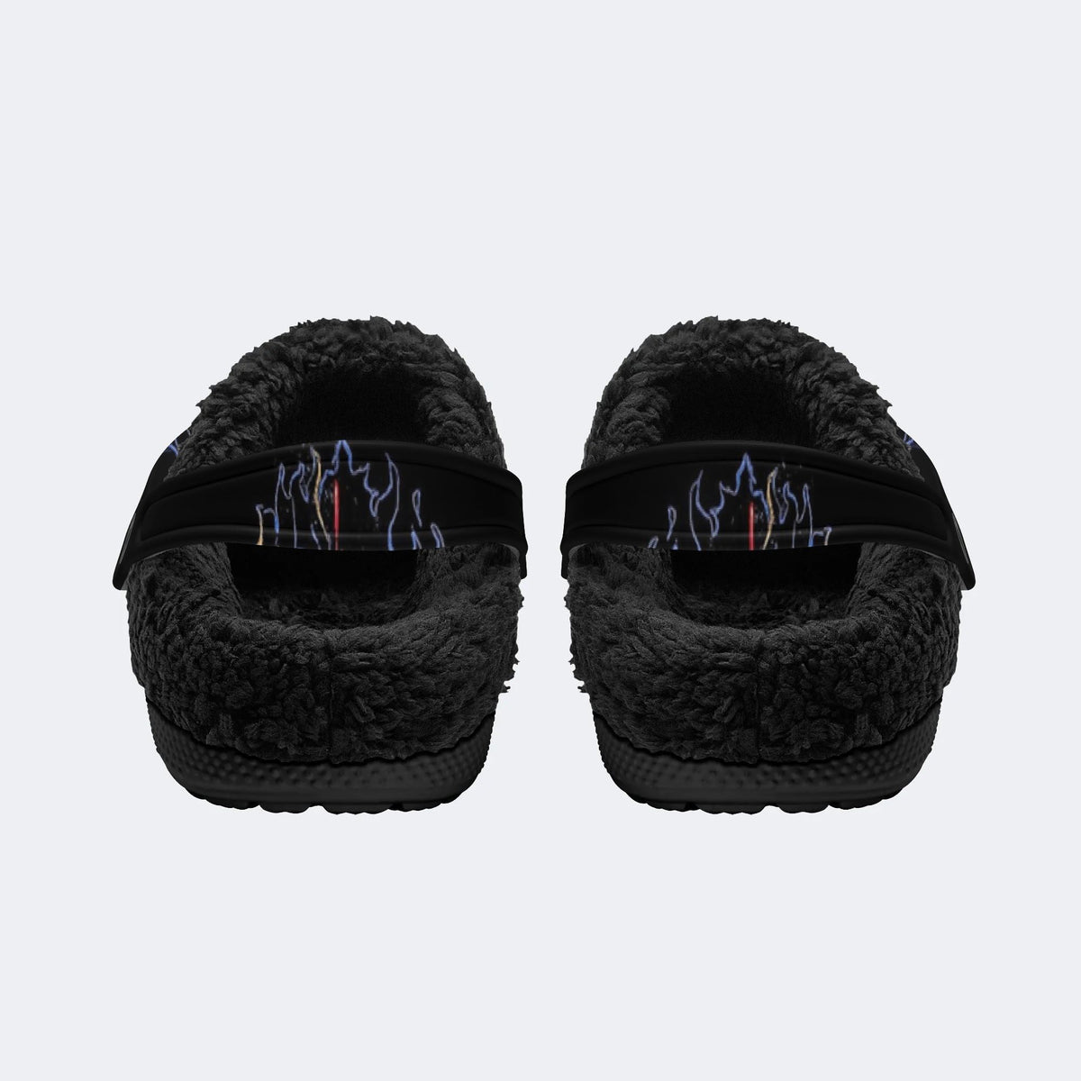 Halloween Scream Ghost - Fur Lined Slippers/Sandals