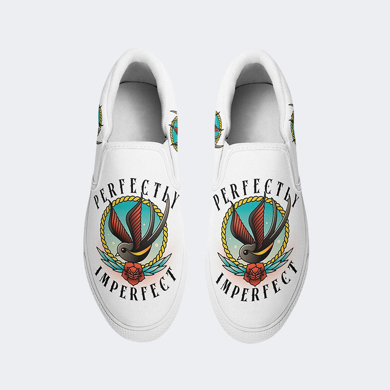 Unisex Perfectly Imperfect Print - Slip On Shoes