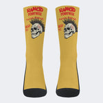 Rancid Skull Print - Crew Socks