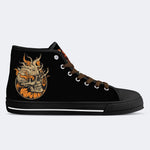 Unisex Horror Skull Print - High Top Canvas