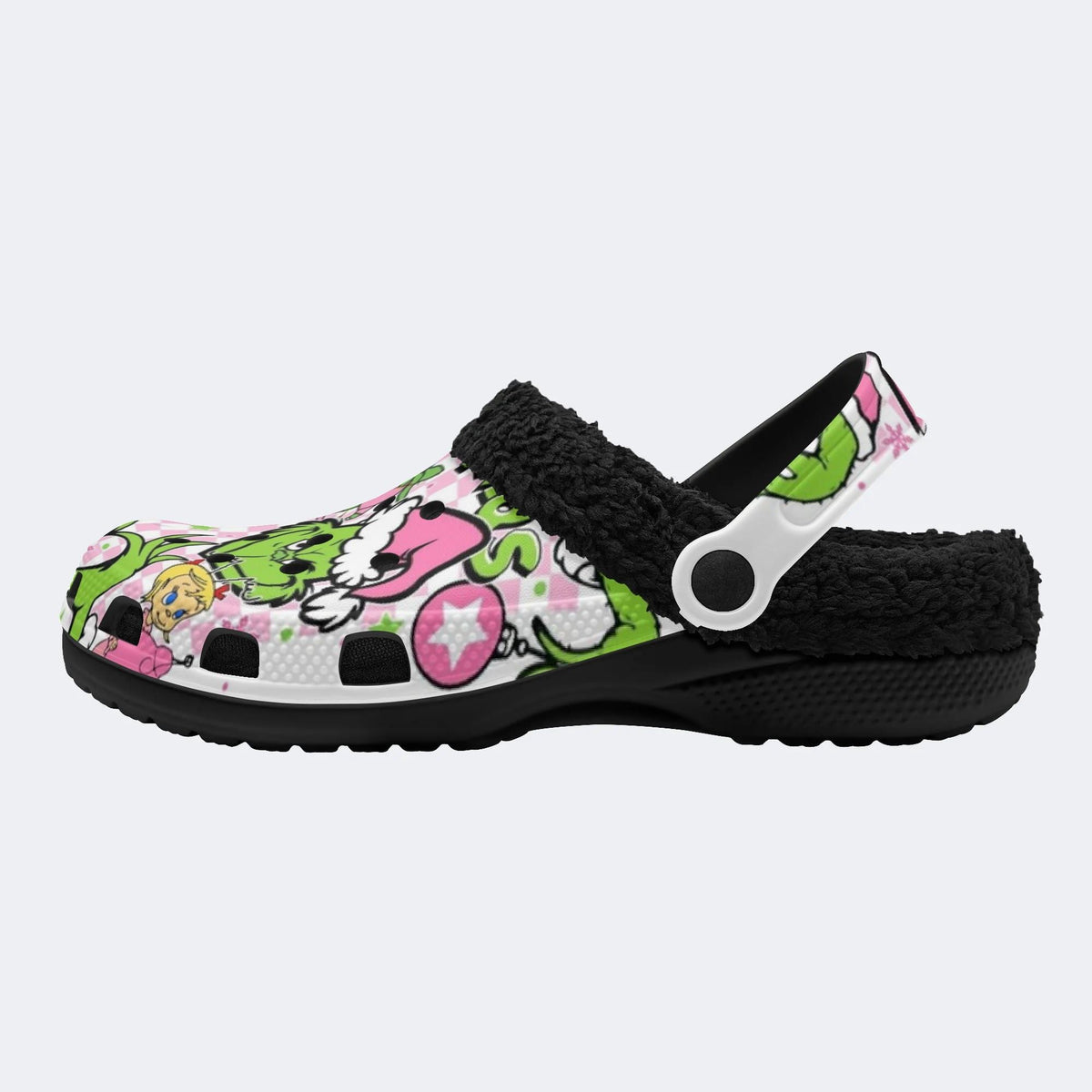 Grinch Cindy - Fur Lined Slippers/Sandals