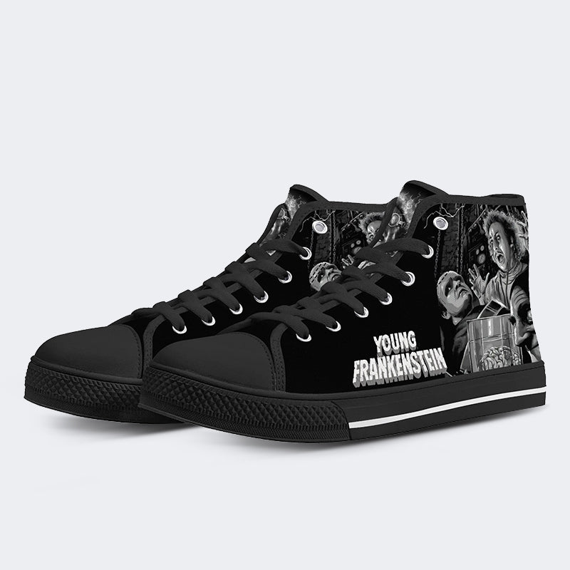 Unisex Horror Movie Print - High Top Canvas