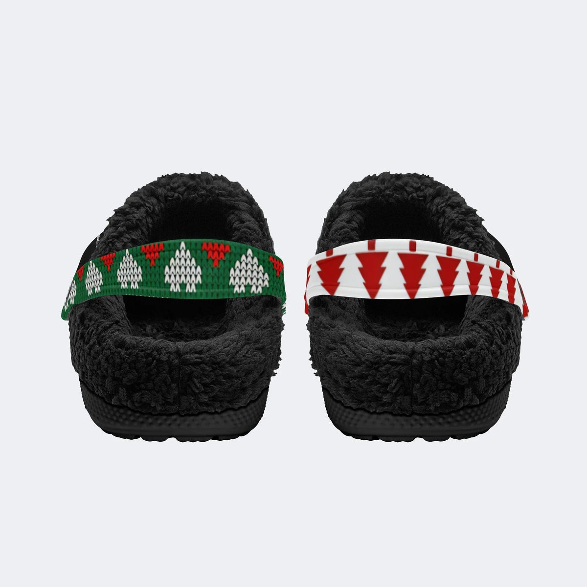 Horror Print - Fur Lined Slippers/Sandals