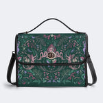Wildflower Fairy Print - Leather Satchel Bag