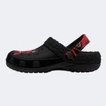 Devil Horn Portrait - Fur Lined Slippers/Sandals