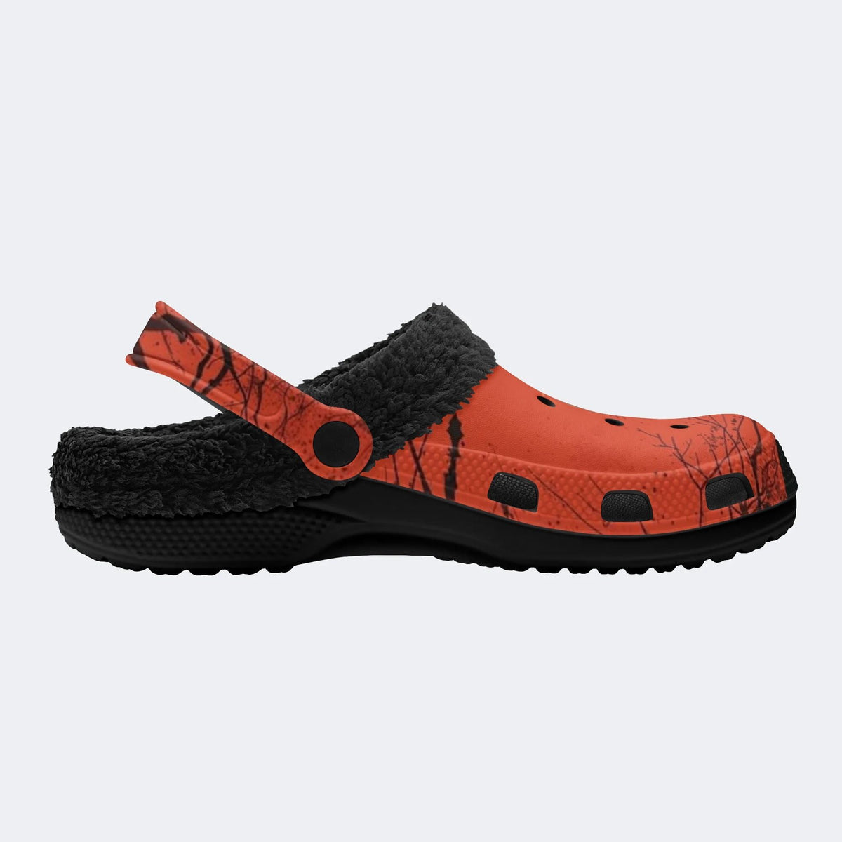 Halloween Moon Cat - Fur Lined Slippers/Sandals