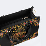 Old School Devil's Eye Print - Leather Handbag