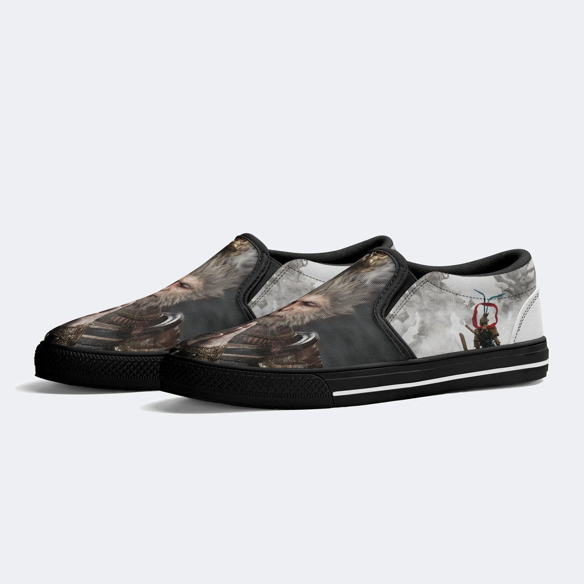 Wukong Print - Slip On Shoes