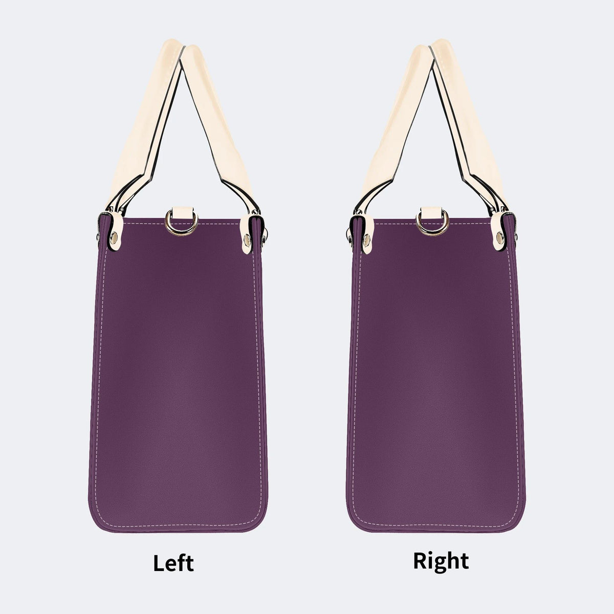 Inscribed Viper Print - Leather Handbag