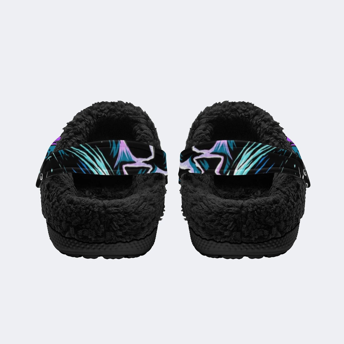 Tech Skull Art - Fur Lined Slippers/Sandals