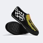 Yellow Gradient Skeleton Toes Skull - Slip On Shoes