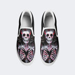 Grow From Darkness Skull Print - Slip On Shoes