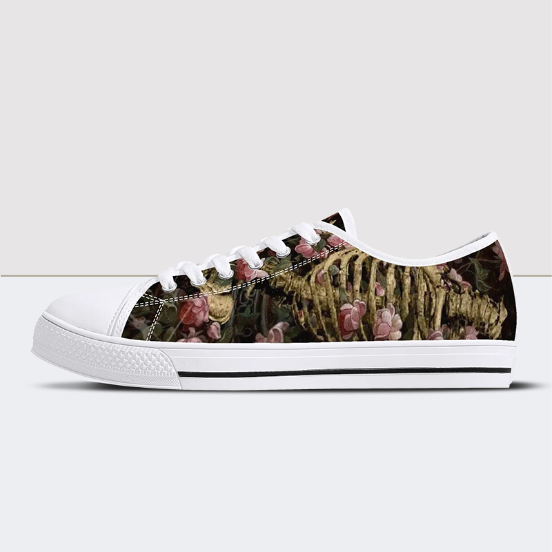 The Eternal Wait Low Top Canvas Shoes