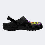 Pumpkin Ghost Skull - Fur Lined Slippers/Sandals