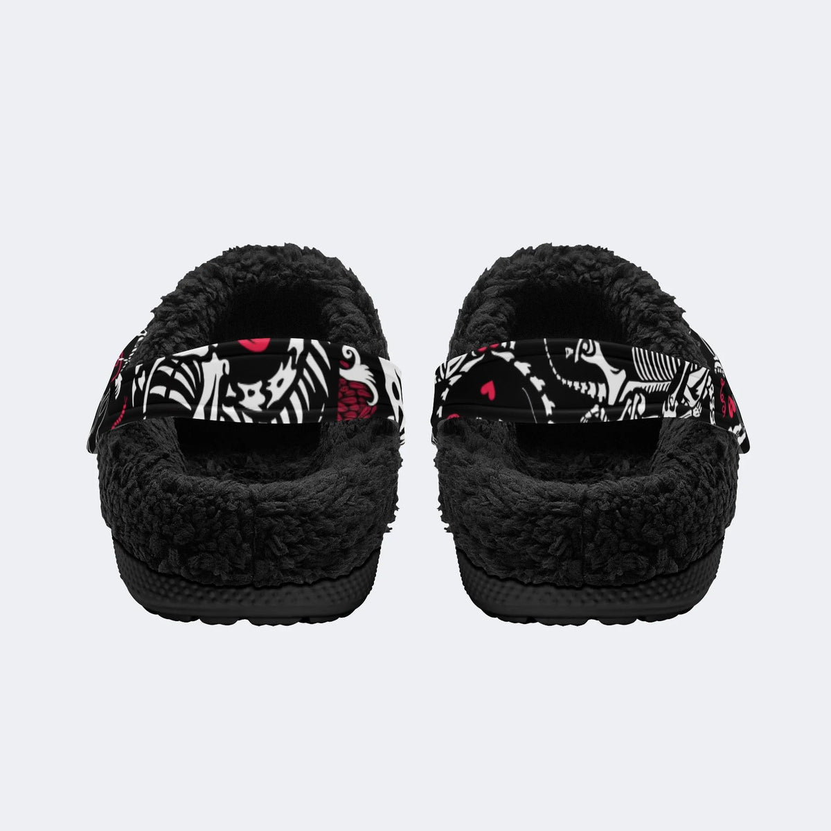 Halloween Horror Art Print - Fur Lined Slippers/Sandals