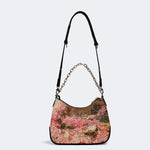 Roses of Heliogabal Print - Leather Crossbody Bag