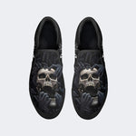 Unisex Skull Horror Print - Slip On Shoes