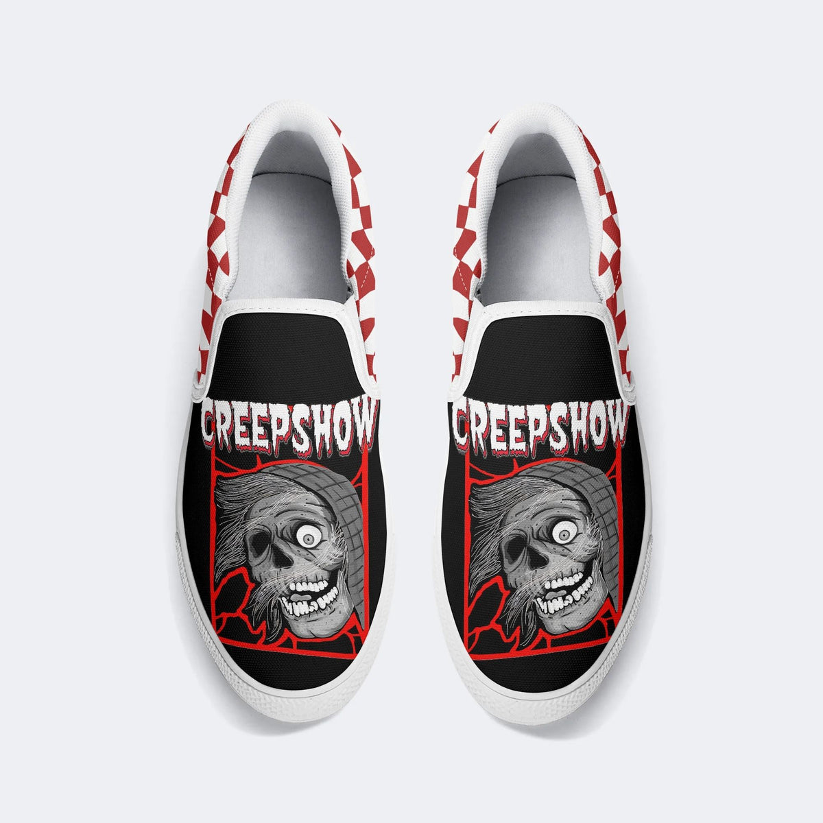 Horror Movie Graphic Print - Slip On Shoes