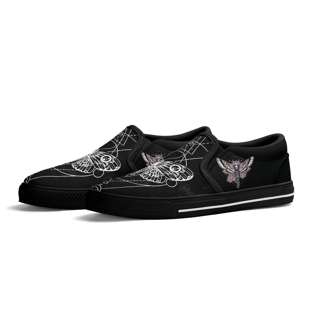 Unisex Death Moth&amp;Skull - Slipper 