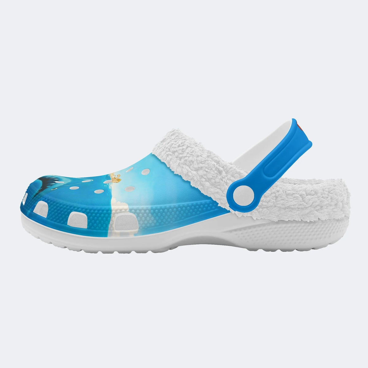 Deep Sea Shark - Fur Lined Slippers/Sandals