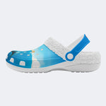 Deep Sea Shark - Fur Lined Slippers/Sandals